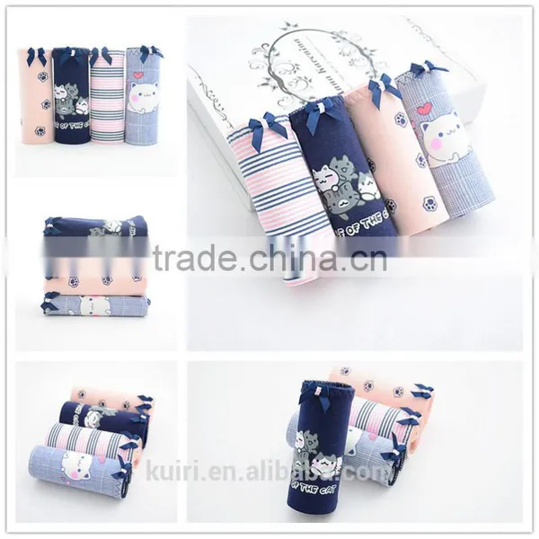 Women Cotton Panties Print Cats Underwear Sexy Underpants Cute photo-3