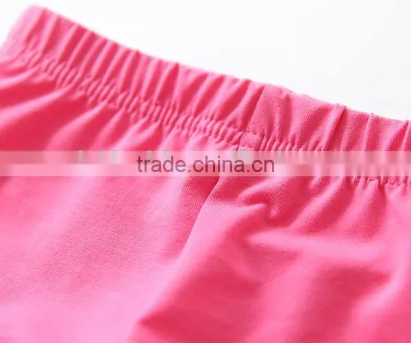 Wholesale Fashion Designer Cotton Spandex Girls Ruffle Pants and Kids Dress photo-5