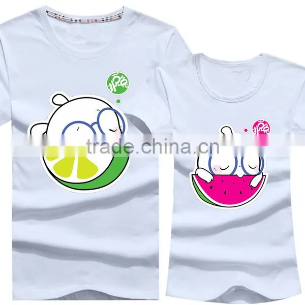 Wholesale Cute Design Printing Couple T-Shirt photo-2