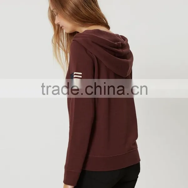 Costume Women Sweatshirt and Custom Sleeveless Hoodie Plain Girls Hoodies photo-6
