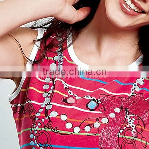 2014 Summer Women Sleevless Top Fashion Pajamas New Design Pajama photo-2