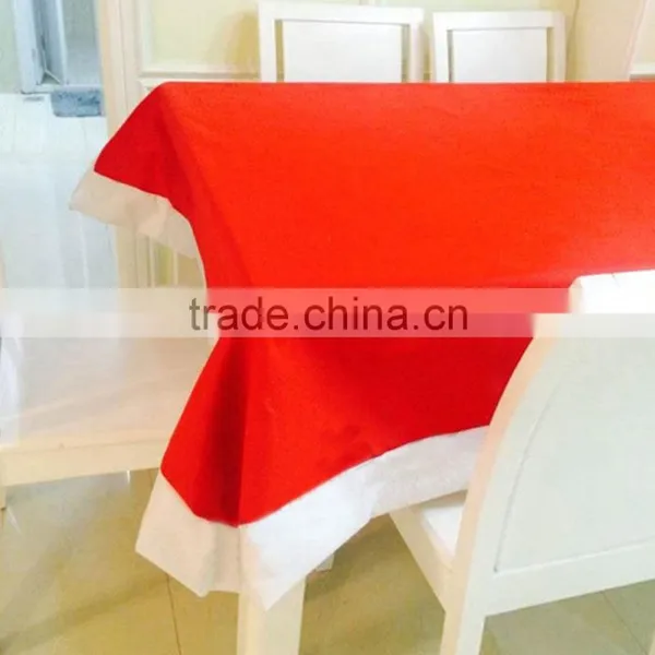 2016 New Arrival Christmas Non Woven Fabric Table Cloth Red Rectangular Table Cover Christmas Dinner Table Decoration Tablecloth photo-2
