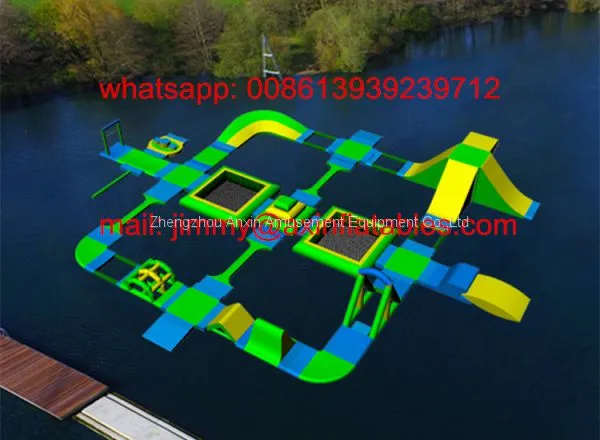 New Type 0.9MM PVC Material Giant Commercial Adult Lake Amusement Water Park Inflatable Sea Floating Aqua Park For Sale