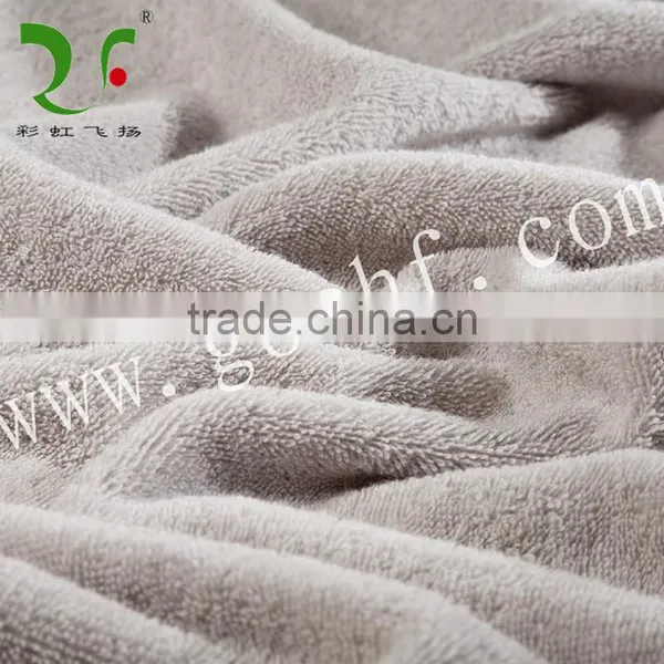 100% Cotton Solid Color Plain Weave Embroidered Face Towel photo-3
