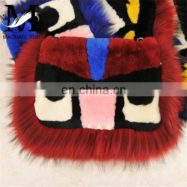 2016 Top Fashion and Luxury Real Sheep Skin Fur Bag / Lady Monster Fur Bag photo-4