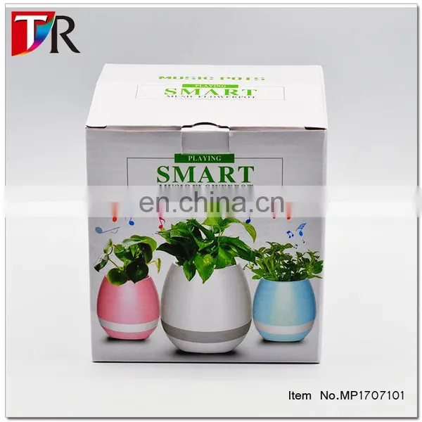 Office Decompression Toy Bluetooth Music Pots Manufacturer Custom Smart Music Flowerpot photo-3