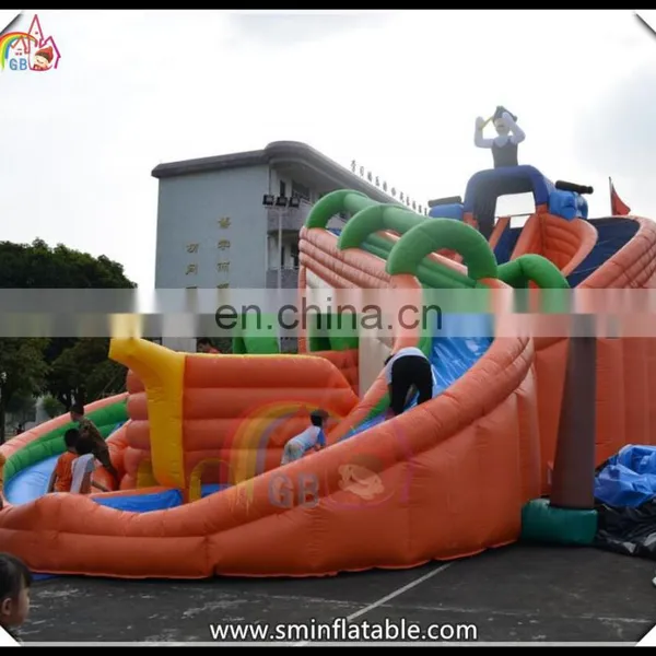 Funny Inflatable Slide, Inflatable Circle Slide, Inflatable Slide With Farmer Arch for Sale photo-3