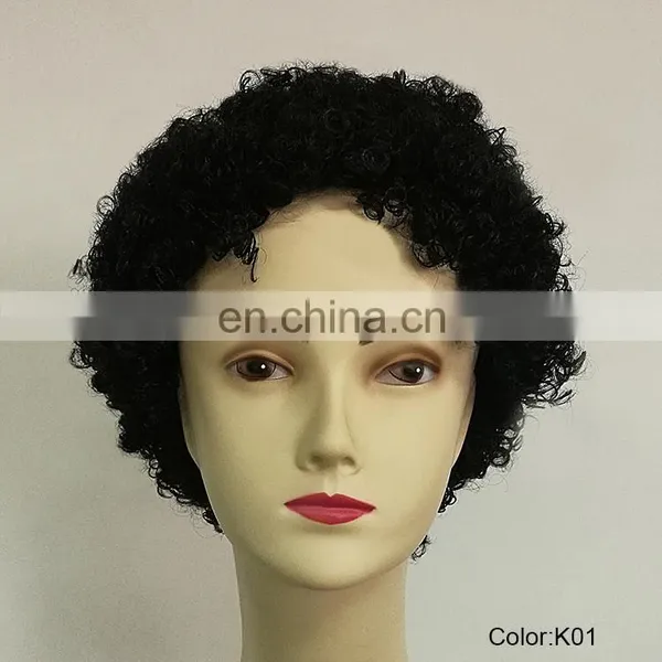 Short Curly Afro Party Wigs for Black Women P-W211
