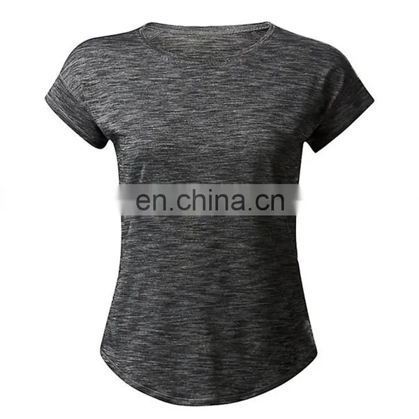 Wholesale Sport Dry Fit 100 Polyester o Neck t Shirt for Women