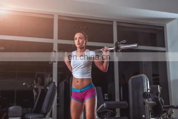 100% Cotton Gym Wear for Girls Wholesale photo-2