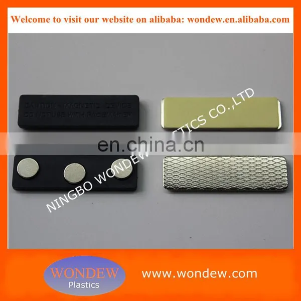 Plastic Magnetic Reusable Name Badge