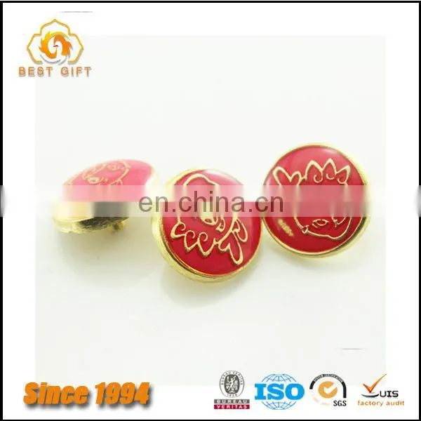 Wholesale Custom Garment Accessories Fashion Metal Gold Buttons for Suit photo-3