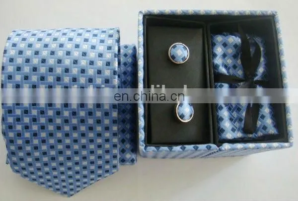 Classical Pasley Design Silk Ties Handkerchief Cufflinks Mens Gifts Sets photo-4