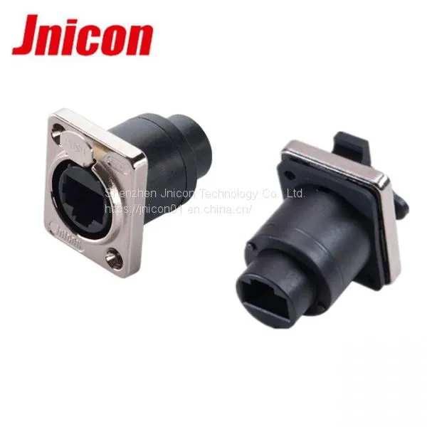 Industrial Ip45 Waterproof Rj45 Signal Socket and Plug for Led Display photo-2