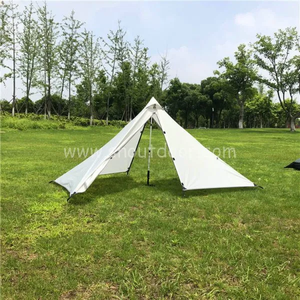 Oudoor 1 Person Pyramid Tent Rodless Backpacking Waterproof Lightweight Hiking Camping Hiking Ultralight Tents photo-5