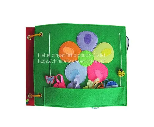 Soft Felt Fabric Quiet Book  photo-5