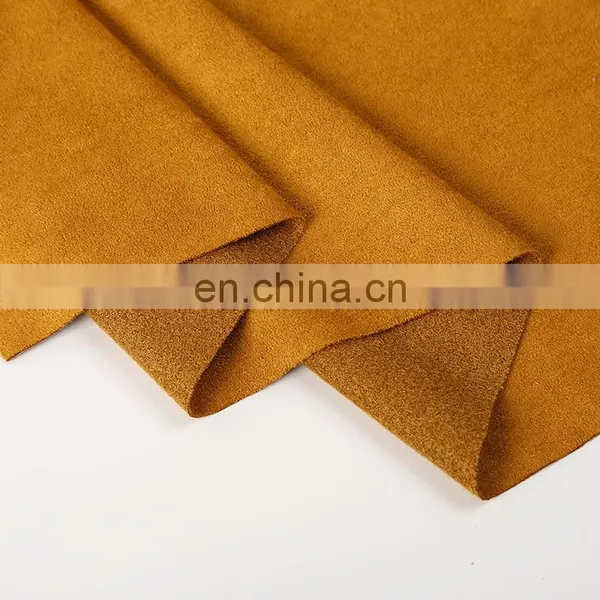 100% Polyester Garment Car Seat Sofa Warp Suede Upholstery Fabric photo-4