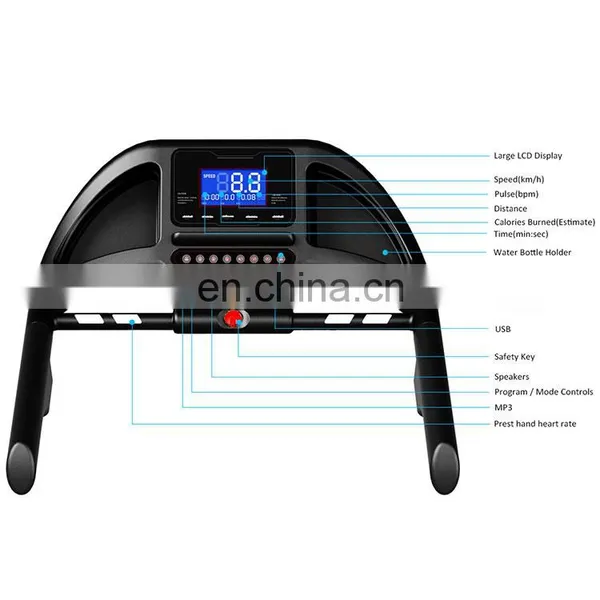 High Quality Fitness Treadmill Home Use Treadmill Lose Weight Running Machine for Gym With Wifi Touch Screen photo-3