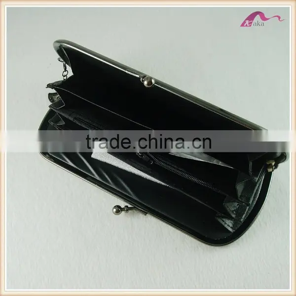 Wholesale Fashion Brand Folding Genuine Women Leather Wallet For Lady photo-3