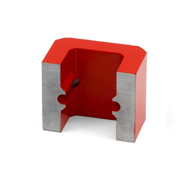 Custom Cast Rectangular AlNiCo Magnet With Two Holes photo-3