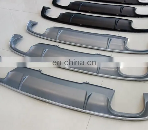 S4 B9.5 Style Car Bodykit Rear Diffuser With Tailpipe For Audi A4 S4 Sports Version Style Rear Bumper Diffuser 2020 2021 2022 photo-4
