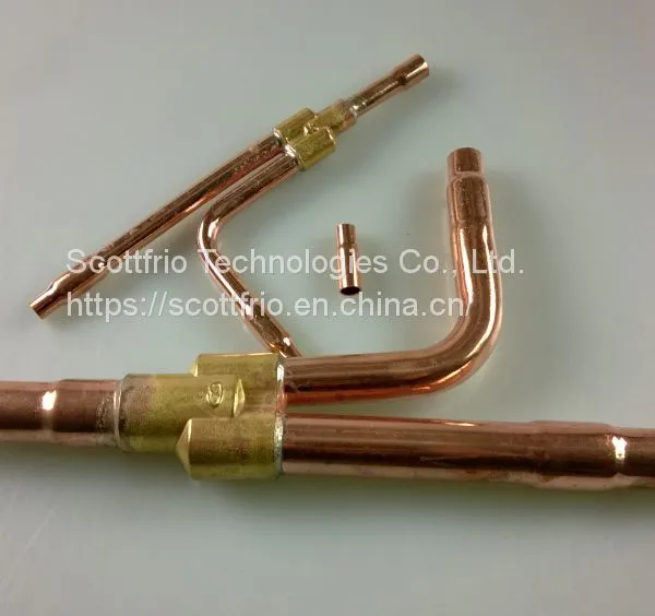 Y Branch Refnet Joint Copper Branch Pipe Fitting For Haier York VRF Air Conditioning SF-FQG-B335A