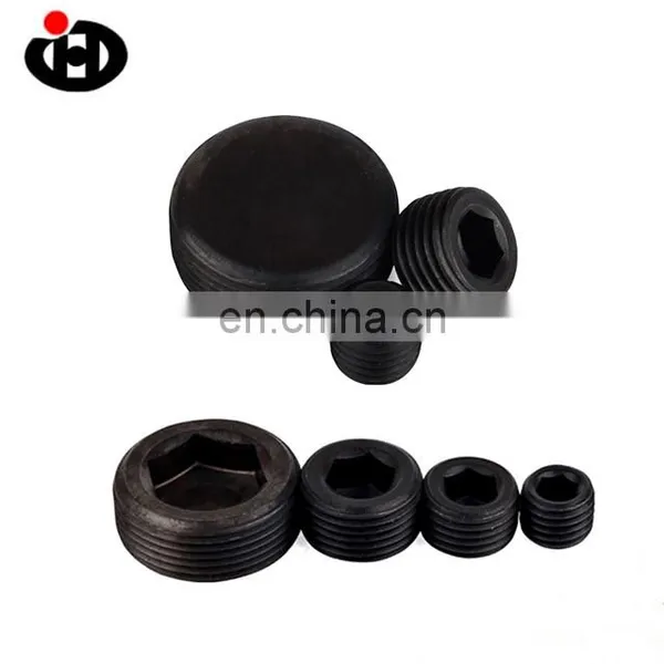 High Quality DIN906 Hexagon Socket Pipe Plug Tapered Thread M8 M10 photo-3