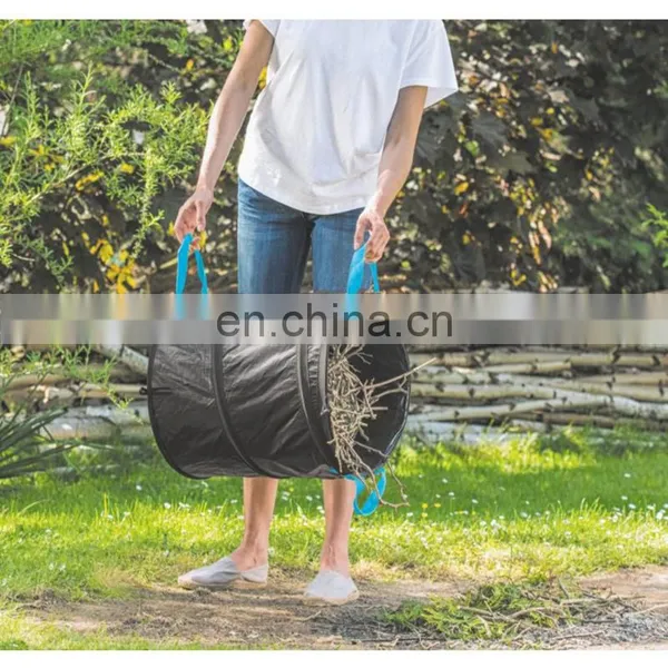 Collapsible Reusable 30 Gallon Pop Up Lawn Garden Leaf Storage Waste Bag With Handles photo-5