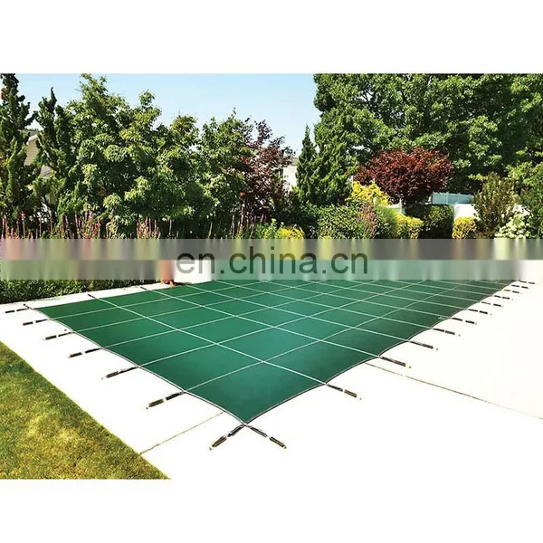 Outdoor Inground Rectangle Bache Pour Piscine PP MESH Swimming Pool Winter Safety Cover photo-5