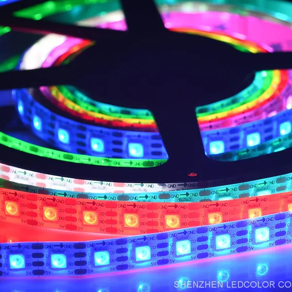 High Quality Digital SK6822 LC8822 Led Light Strip 60leds/m DC5V for Project Program photo-2
