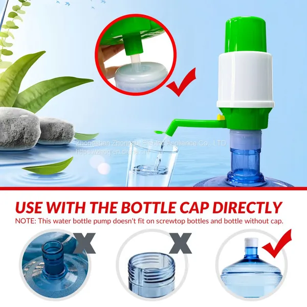 5 Gallon Bottle Plastic Large Drinking Water Pump Bagged photo-3