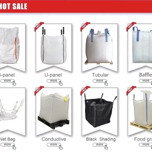 Ventilated Circular FIBC Supplier for Single Lift Bulka 1100lbs 2200lbs 3300lbs 4400lbs Big Packing Bag With 2 Loops photo-5