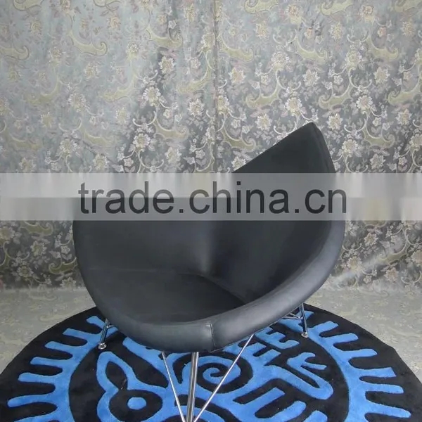 Replica Leisure Triangular Stainless Steel PU Reproduction Classic Coconut Shell Chair photo-2