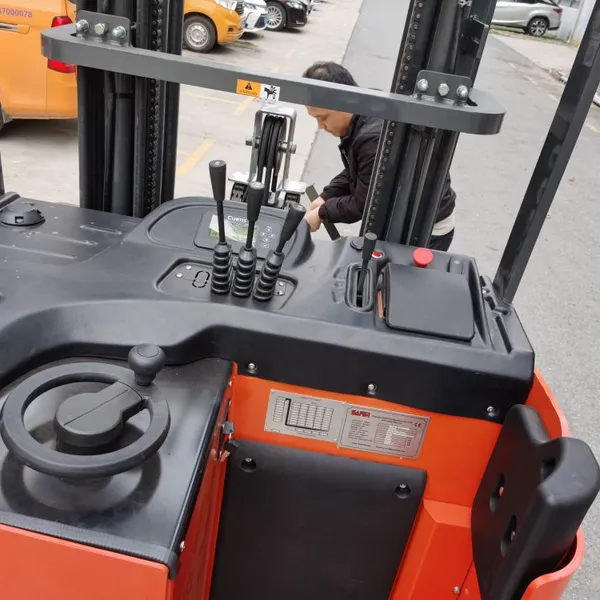Safer High Quality 2 Ton Telehandler Full Electric Walkie Pallet Stacker Automatic Transmission Forklift Price photo-2