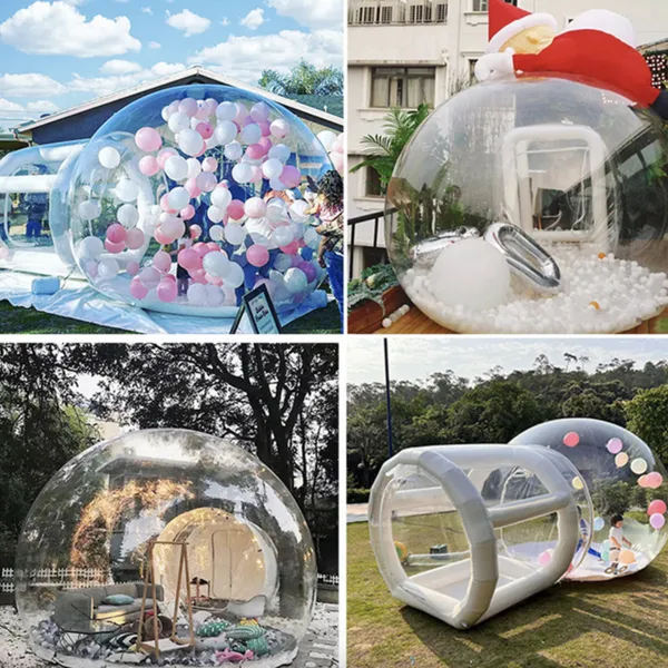 Transparent Inflatable Bubble House for Outdoor Using With Full Sets of Accessories and Balloons photo-2