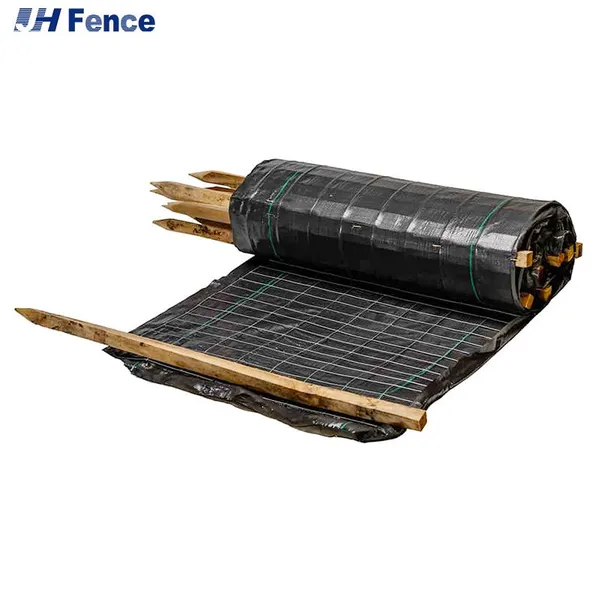 4FT High 100FT Long Black Wire Backed Silt Fence photo-6