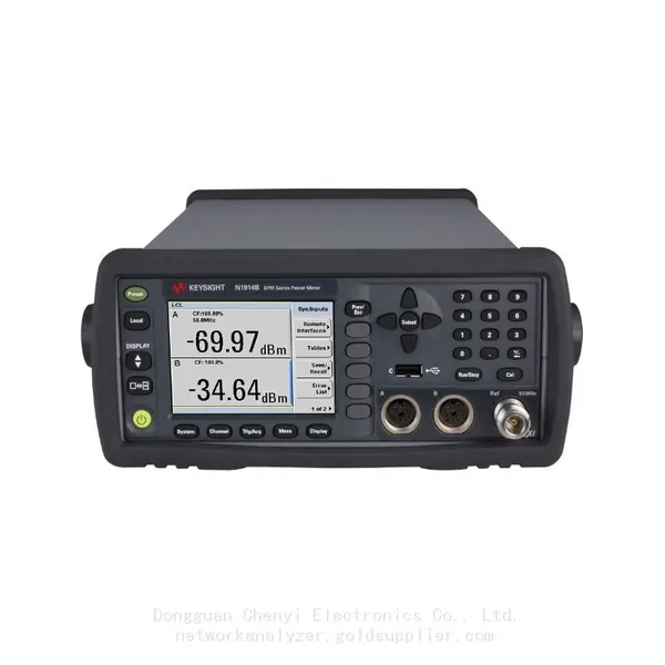 Keysight N1914B EPM Series Dual-Channel Power Meter Compatible power sensors U2050X-Series
