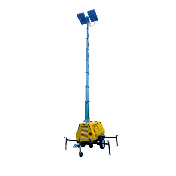 9-meter Telescopic Diesel Generator Set Lighting Beacon Tower photo-2