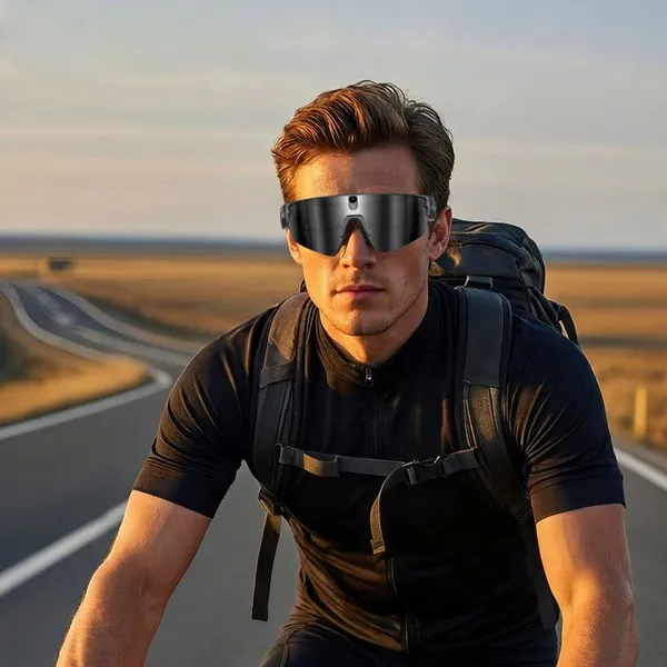 Navigation Smart Cycling Glasses Windproof Bluetooth Sports Sunglasses
