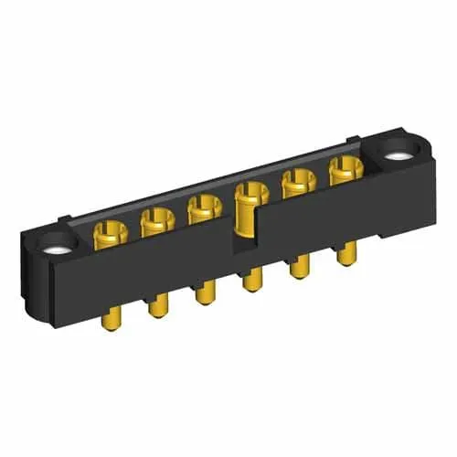 Harwin M80-5000000M1-06-331-00-000 6Pin With Floating Locking Screw 20A Industrial High Reliability Power Connector photo-2