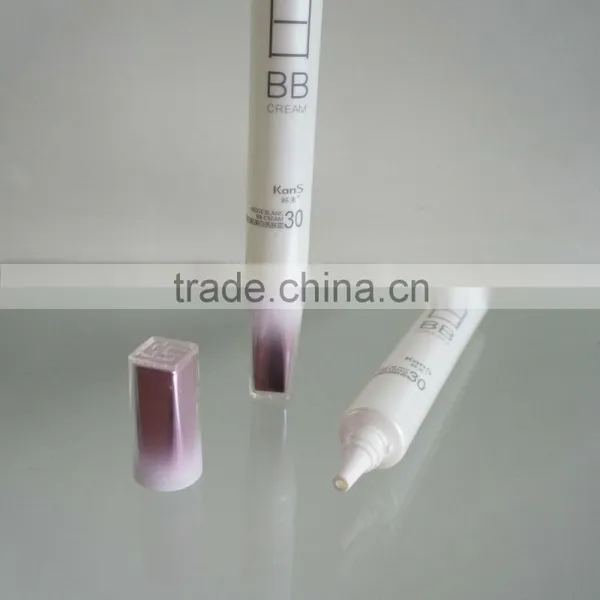 Luxury Cosmetic Packaging Plastic Tube With Arcylic Screw Cap for BB Cream photo-2