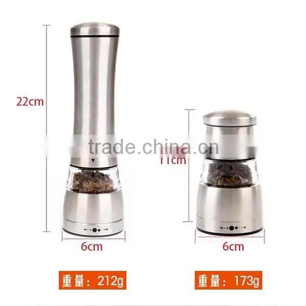Factory Supply Adjustable Manual Stainless Steel Salt and Pepper Grinder (Pepper Mill) photo-4