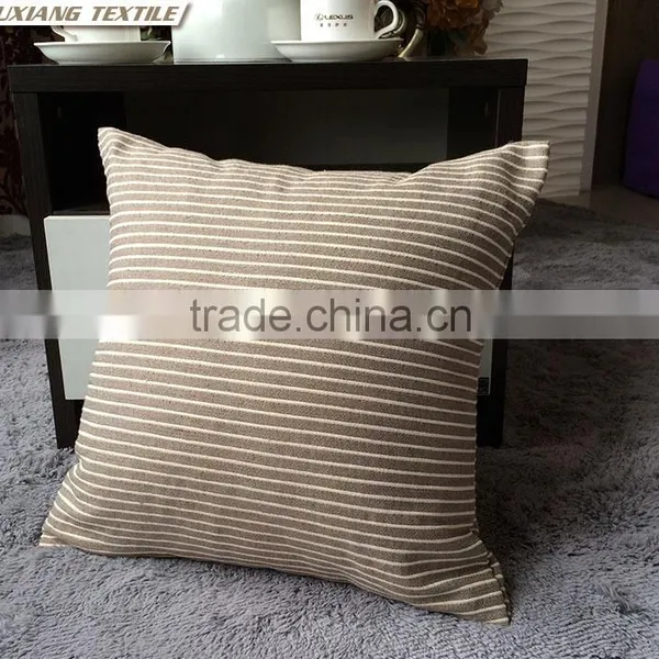 Yarn-Dyed Stripe Plain Back Brace Christmas Chair Cushion Covers photo-2
