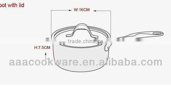 Professional Hard-anodized Aluminium Kitchenware/cookware With Stainless Steel Lid photo-4