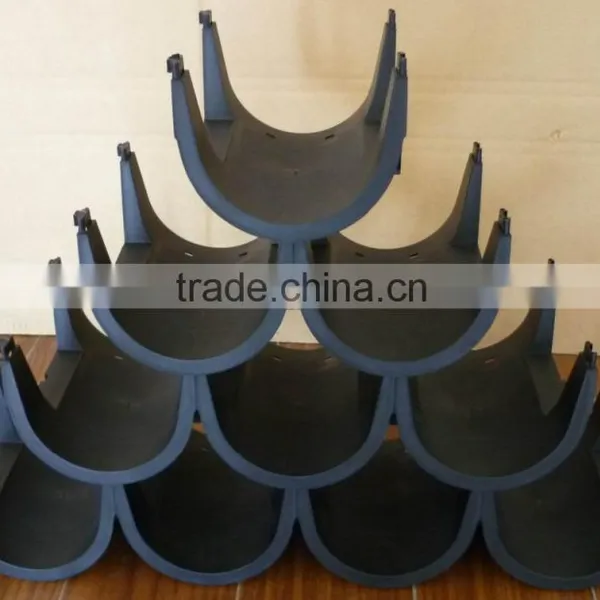 PP Single:15.5*12*10 Assemble:48.5*12*36.5 Hot Sale Kitchen Wares Multifunctional Plastic Assembly Wine Rack photo-4