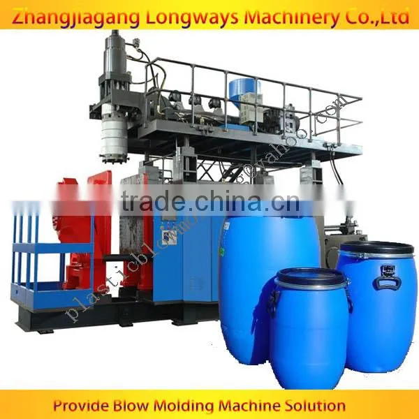 extrusion blow molding machine drums, machine to make plastic drums