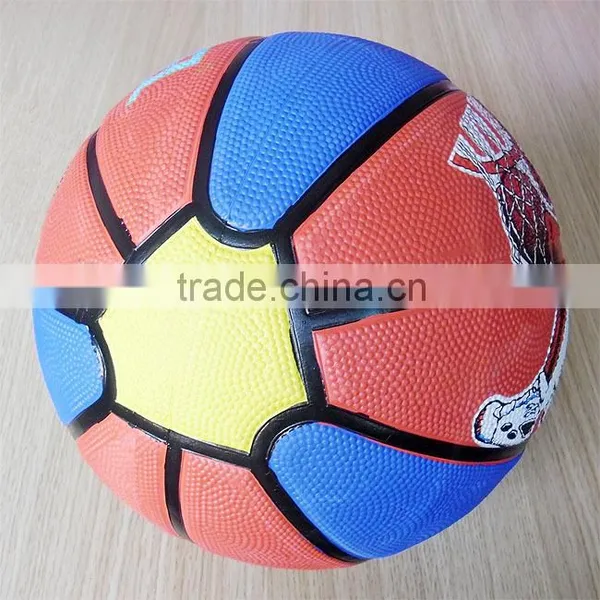 2015 Latest Design 11 Panels Rubber Basketball Ball photo-6