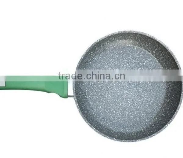 Aluminum Pressed / Forged Nonstick Diamond Stone Coated Frying Pan With Bakelite Handle photo-2