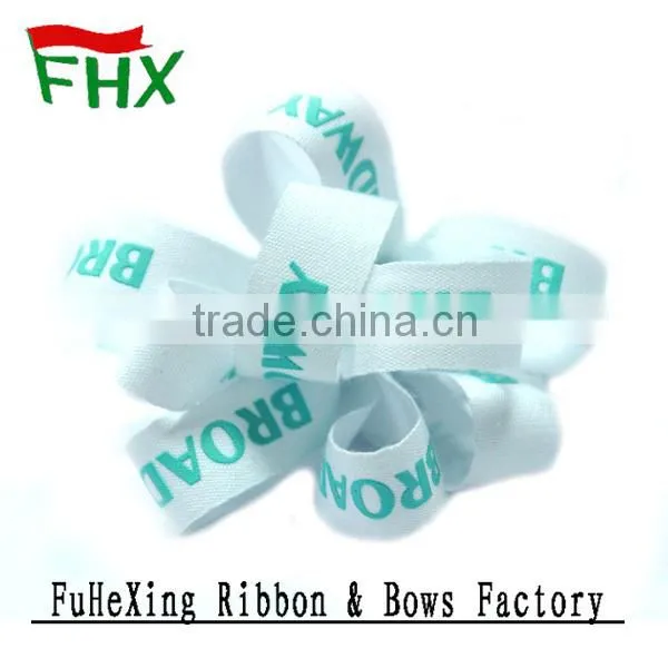 China Wholesale Brand Name Printed Ribbon for Festival Decoration Gift Packaging