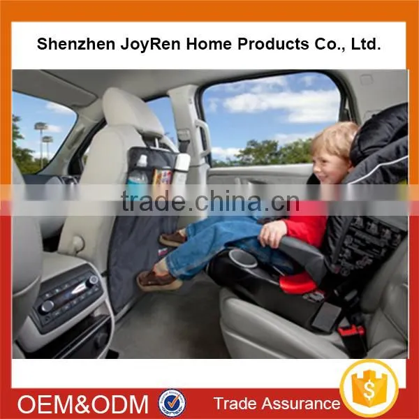 Classical Car Seat Kick Mat With Mesh Pocket photo-3
